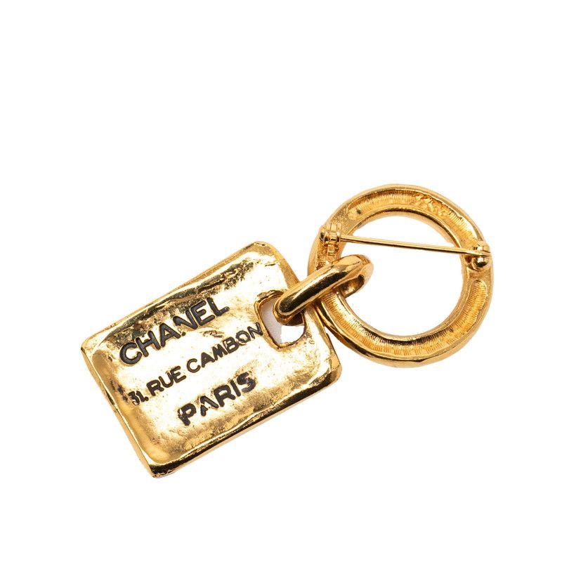 CHANEL Cambon 31 Le Cambon Gold Plated Ladies CHANEL