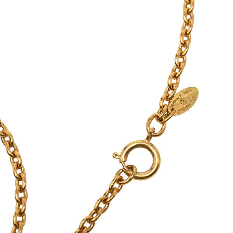 CHANEL Coco Mark Matelasse Gold Plated Ladies CHANEL