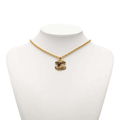 CHANEL Coco Mark Matelasse Gold Plated Ladies CHANEL