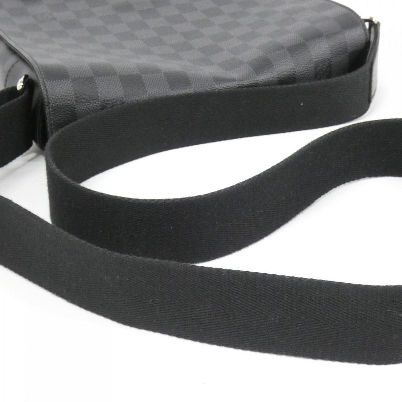 Louis Vuitton Damier Graphite District PM N41028 Shoulder Bag