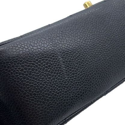 Chanel Chain Shoulder Bag Quilted 25 CC Logo Diana Caviar Leather