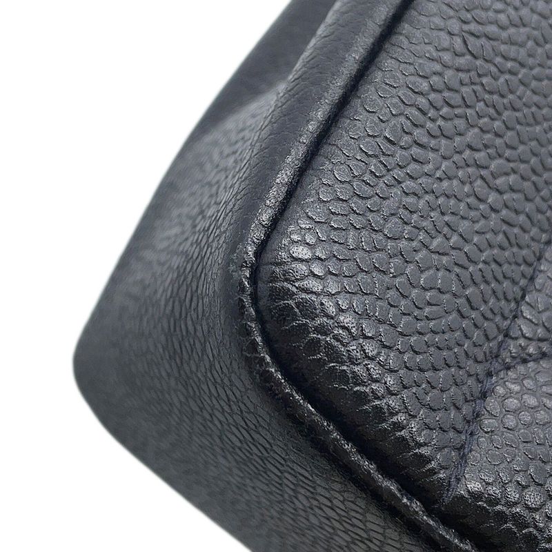 Chanel Chain Shoulder Bag Quilted 25 CC Logo Diana Caviar Leather
