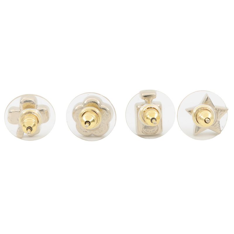 Chanel Earrings CC Logo Mini 4 Piece Set