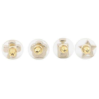 Chanel Earrings CC Logo Mini 4 Piece Set