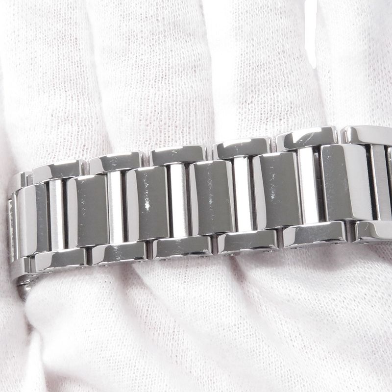 Cartier Tank Mast SM Watch Silver Dial Quartz