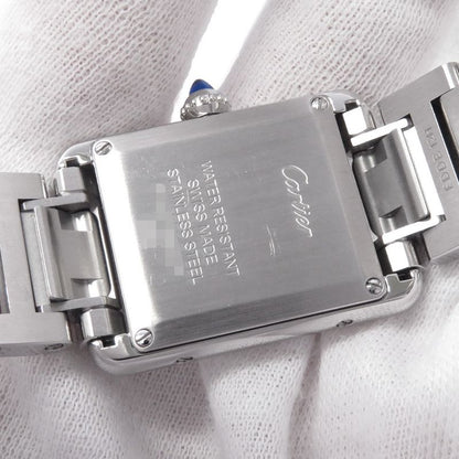 Cartier Tank Mast SM Watch Silver Dial Quartz