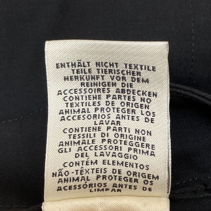 HERMES Chaine D'ancre Hardware Wool Skirt Size 38 Black Women's Used
