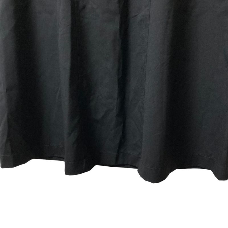 HERMES Chaine D'ancre Hardware Wool Skirt Size 38 Black Women's Used