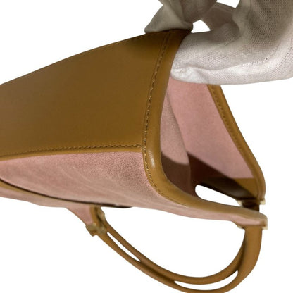 GUCCI Suede One Shoulder Bag 002 1068 Pink Ladies Used