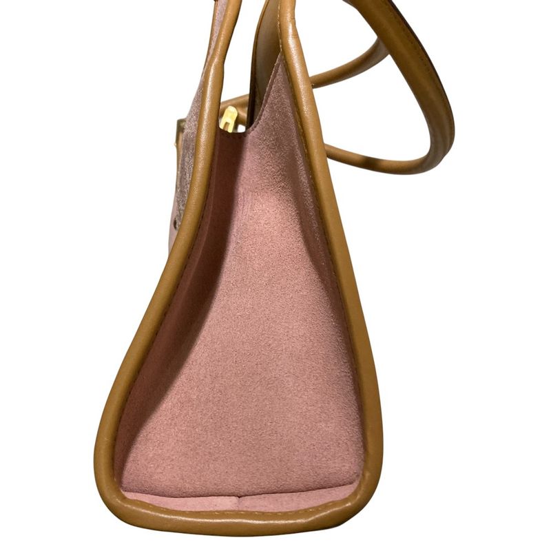 GUCCI Suede One Shoulder Bag 002 1068 Pink Ladies Used