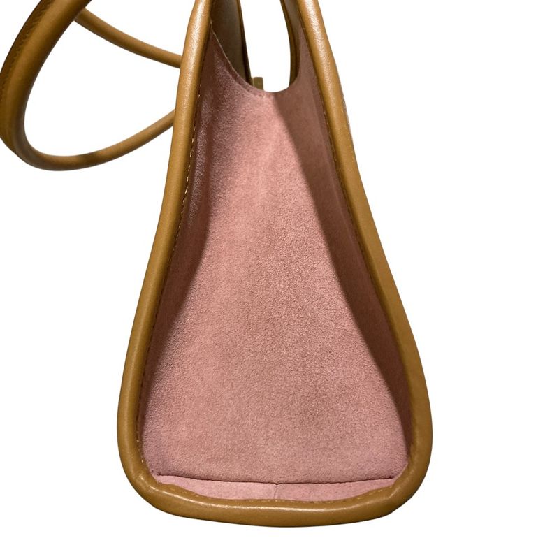 GUCCI Suede One Shoulder Bag 002 1068 Pink Ladies Used