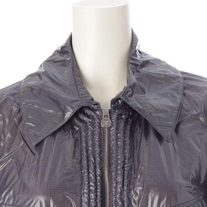 CHANEL Nylon Coco Mark Long Coat Outerwear- P54946 Gray- 38