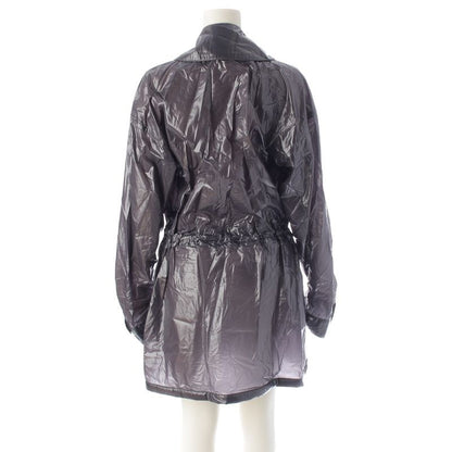 CHANEL Nylon Coco Mark Long Coat Outerwear- P54946 Gray- 38