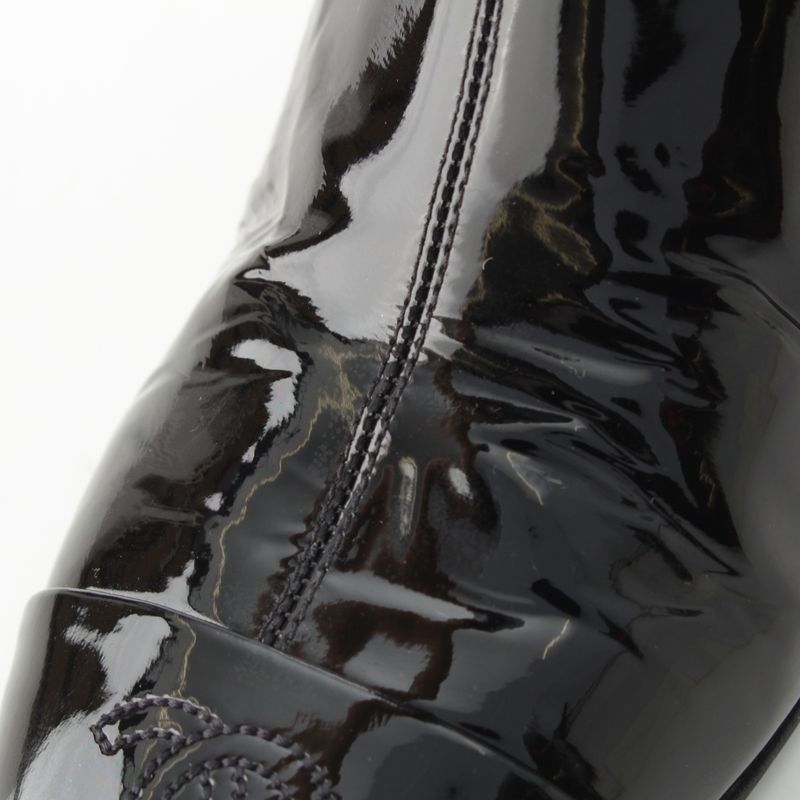 CHANEL 2024 2025 Patent Métiers D'art Collection Thigh High Boots Shoes G46564