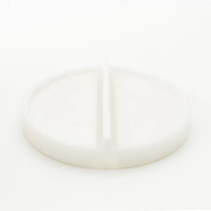 HERMES Alabasta- Vidopoche Arianne PM Round Tray Interior White