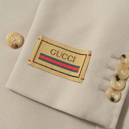 Gucci Tailored Jacket 54 Double Breasted Beige