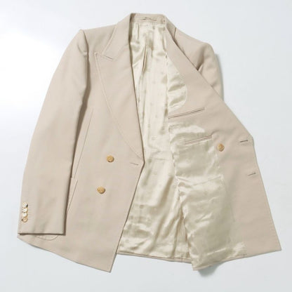 Gucci Tailored Jacket 54 Double Breasted Beige