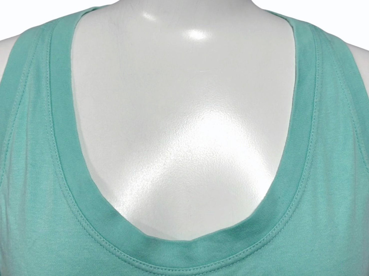 Dior Not War Tank Top Sleeveless Blue Embroidery 42 — view 4