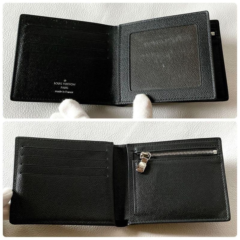 Louis Vuitton Taiga Portefeuille Amerigo NM Bifold Wallet