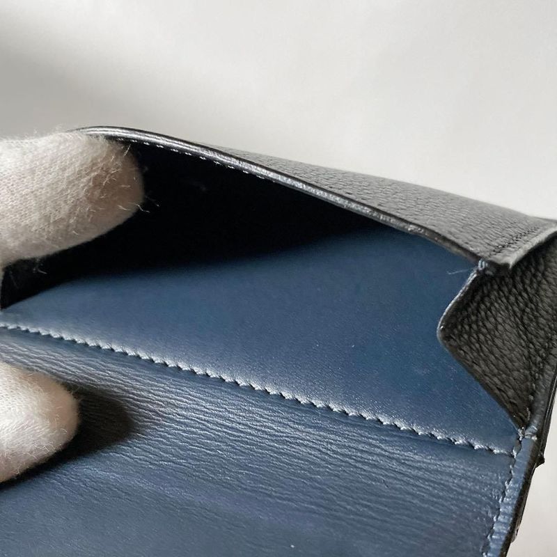 Loewe Trifold Wallet Dark Blue