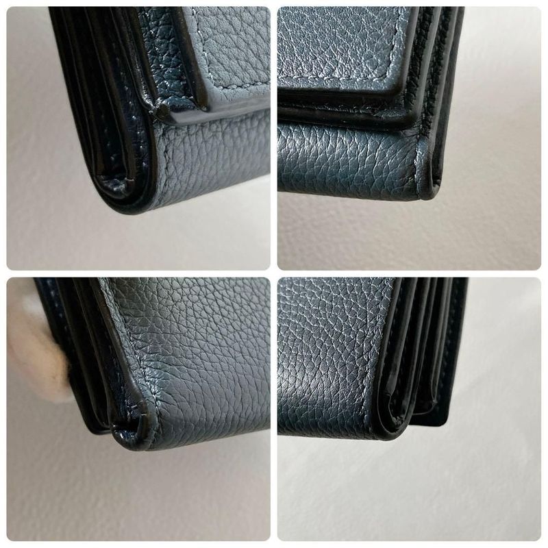 Loewe Trifold Wallet Dark Blue
