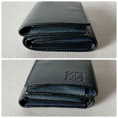 Loewe Trifold Wallet Dark Blue