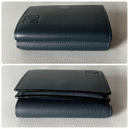 Loewe Trifold Wallet Dark Blue