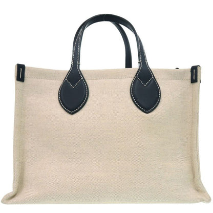 GUCCI 2way Print Medium Tote Bag 772144 Tote Bag Canvas Leather Natural 0811