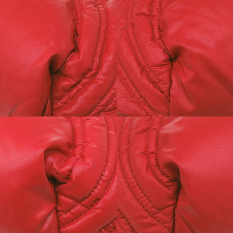 FENDI × Moncler Spy Bag Handbag Nylon Leather Red 2180 FENDI × Moncler