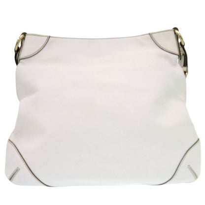 GUCCI Sherry Line Chain Shoulder Bag 154392 Leather White 0852 GUCCI