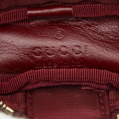 GUCCI Ggmarmont Double G Airpods Case Bold Wine Red Leather Ladies GUCCI