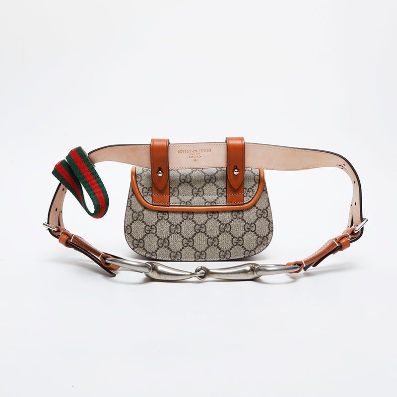 Gucci Waist Bag Bamboo GG Supreme