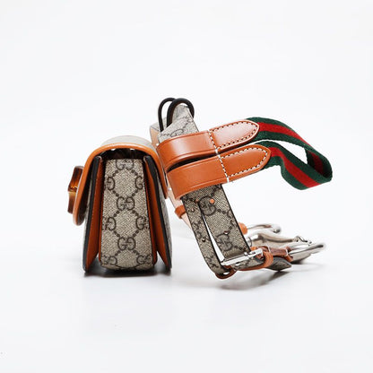 Gucci Waist Bag Bamboo GG Supreme