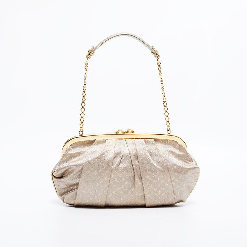 Louis Vuitton Handbag Satin Monogram Omonier