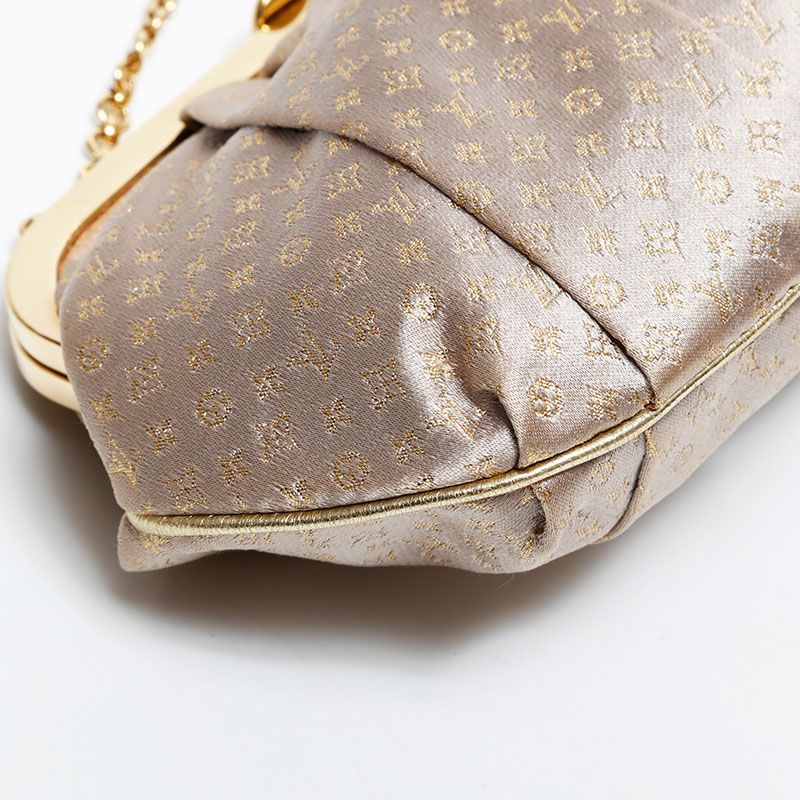 Louis Vuitton Handbag Satin Monogram Omonier