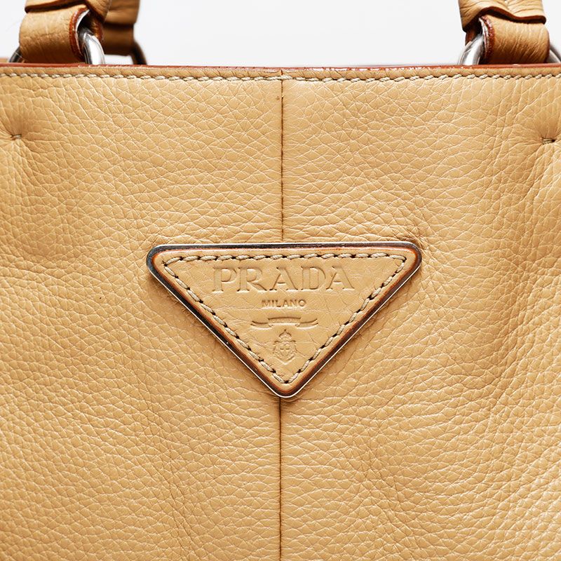 Prada Tote Leather Vitello Dyno