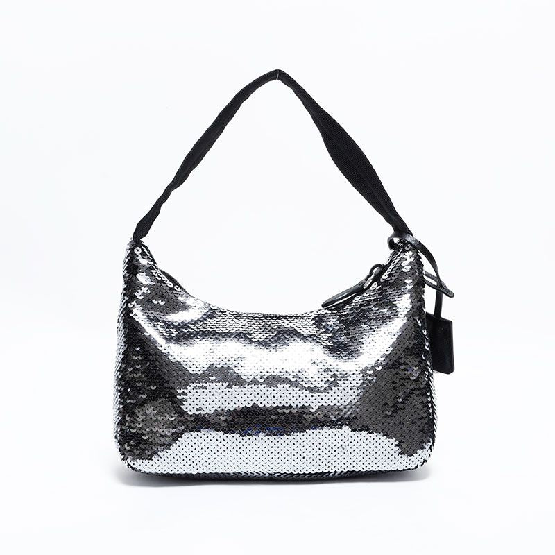 Prada Shoulder Bag Re Edition Sequin Hobo