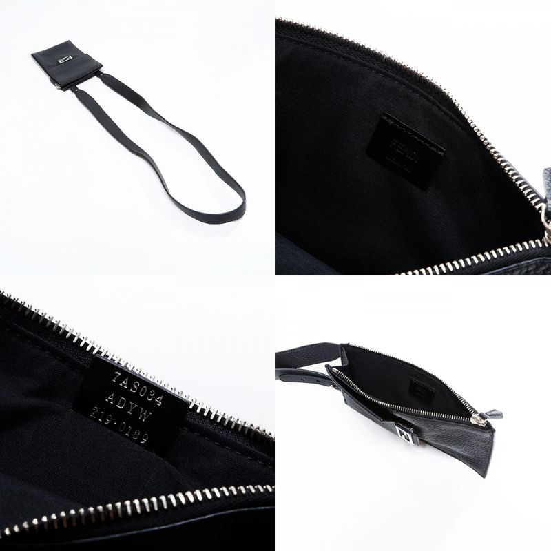 Fendi Shoulder Bag Leather Mamma Bucket Phone Case
