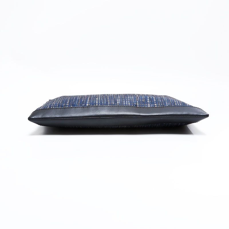 Balenciaga Clutch Clip Nylon Check