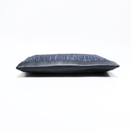 Balenciaga Clutch Clip Nylon Check