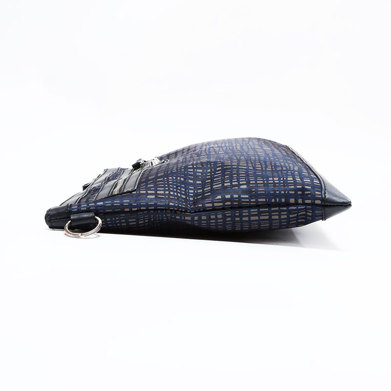 Balenciaga Clutch Clip Nylon Check