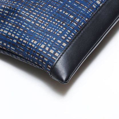 Balenciaga Clutch Clip Nylon Check