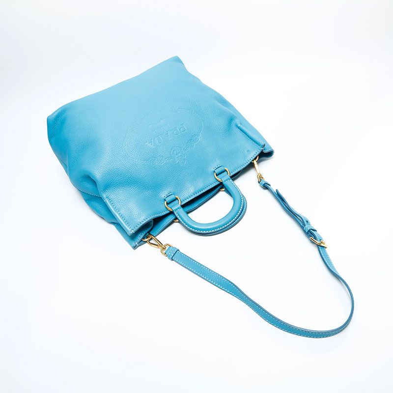 Prada Handbag 2-Way Leather Tote