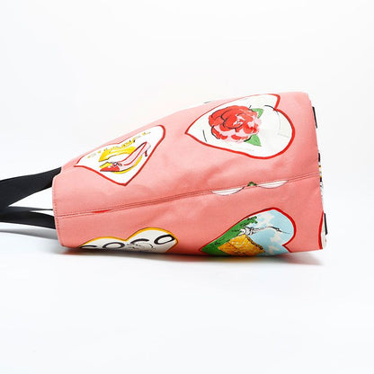 Chanel Tote Valentine Canvas