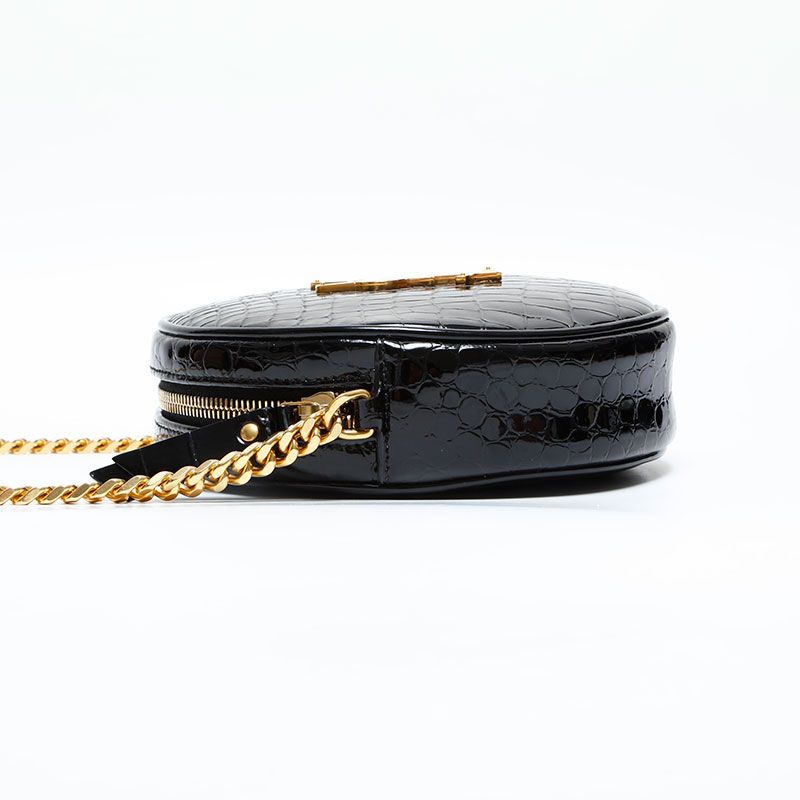 Saint Laurent Yves Shoulder Bag Patent Leather