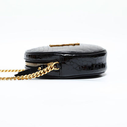 Saint Laurent Yves Shoulder Bag Patent Leather