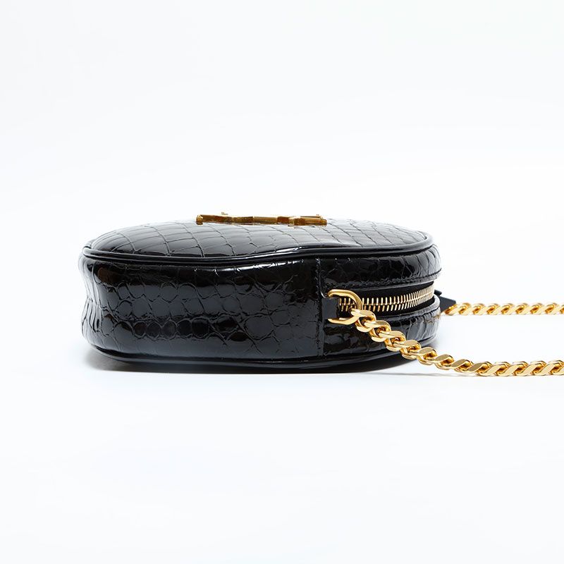 Saint Laurent Yves Shoulder Bag Patent Leather