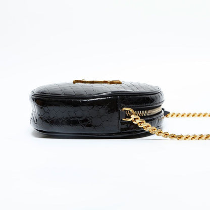 Saint Laurent Yves Shoulder Bag Patent Leather