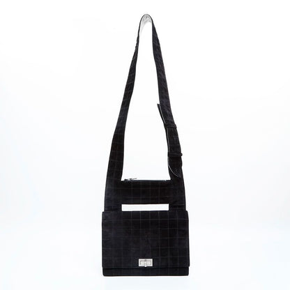 Chanel Shoulder Bag Suede 2.55 Choco Bar