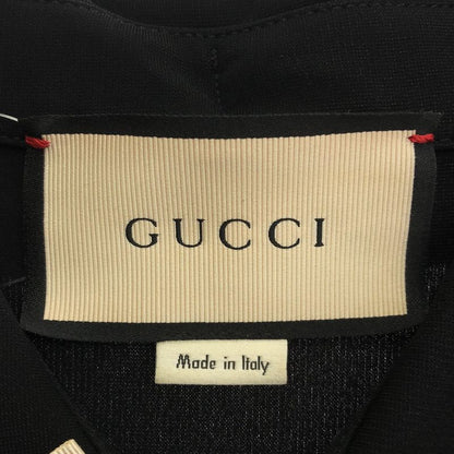 GUCCI Sherry Line Ruffle Sleeve Dress 457036-x5l50 Black L